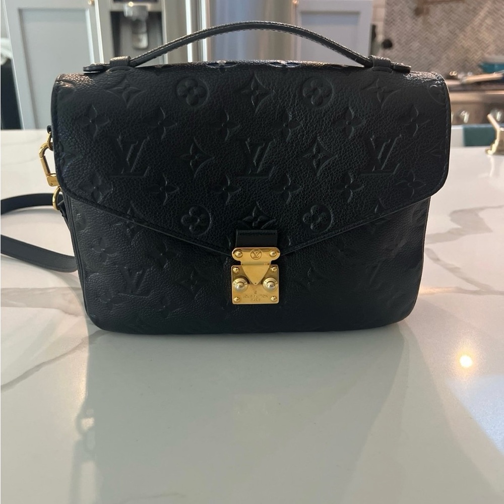 Louis Vuitton Matis Black Leather